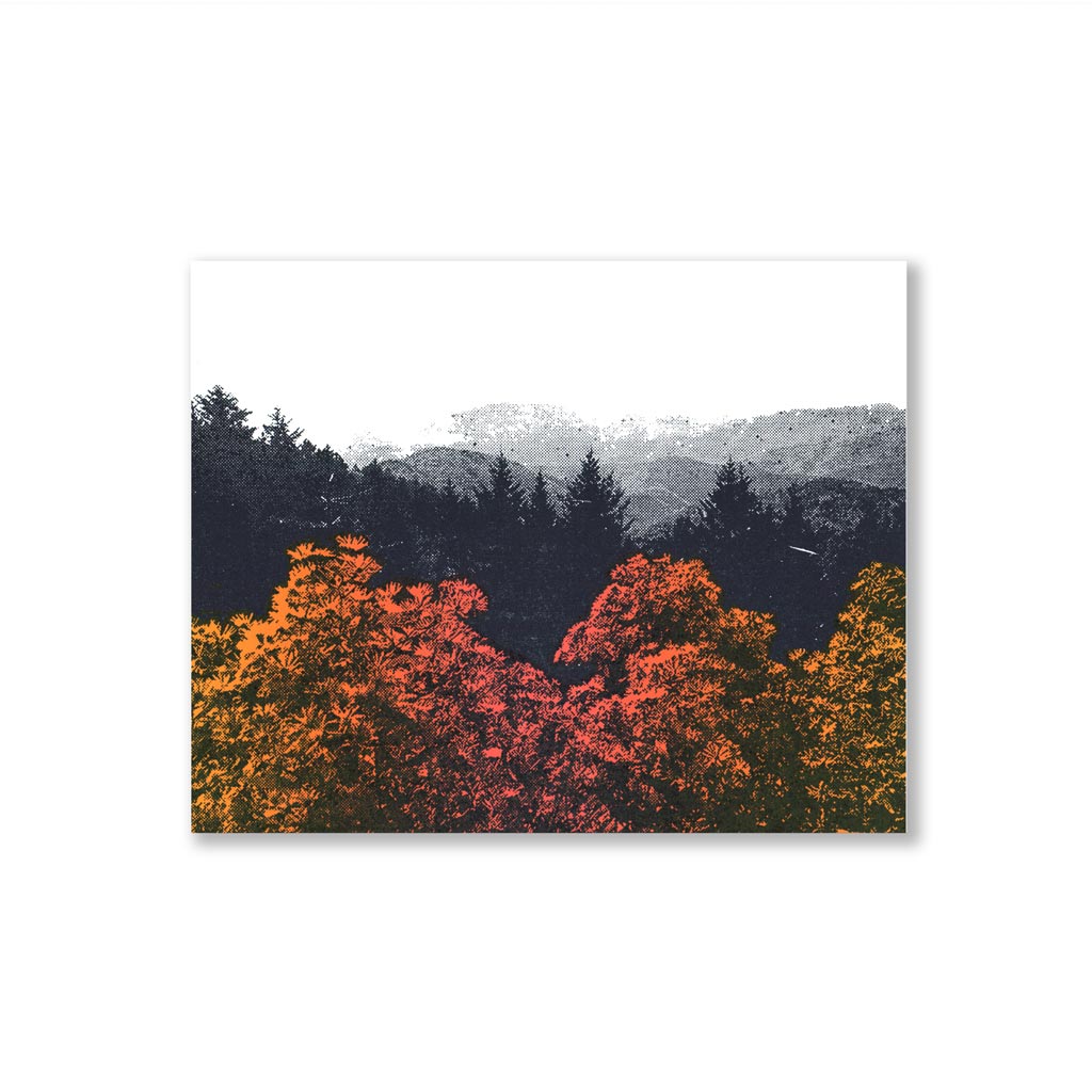 Blue Ridge Mountains 8x10 Print