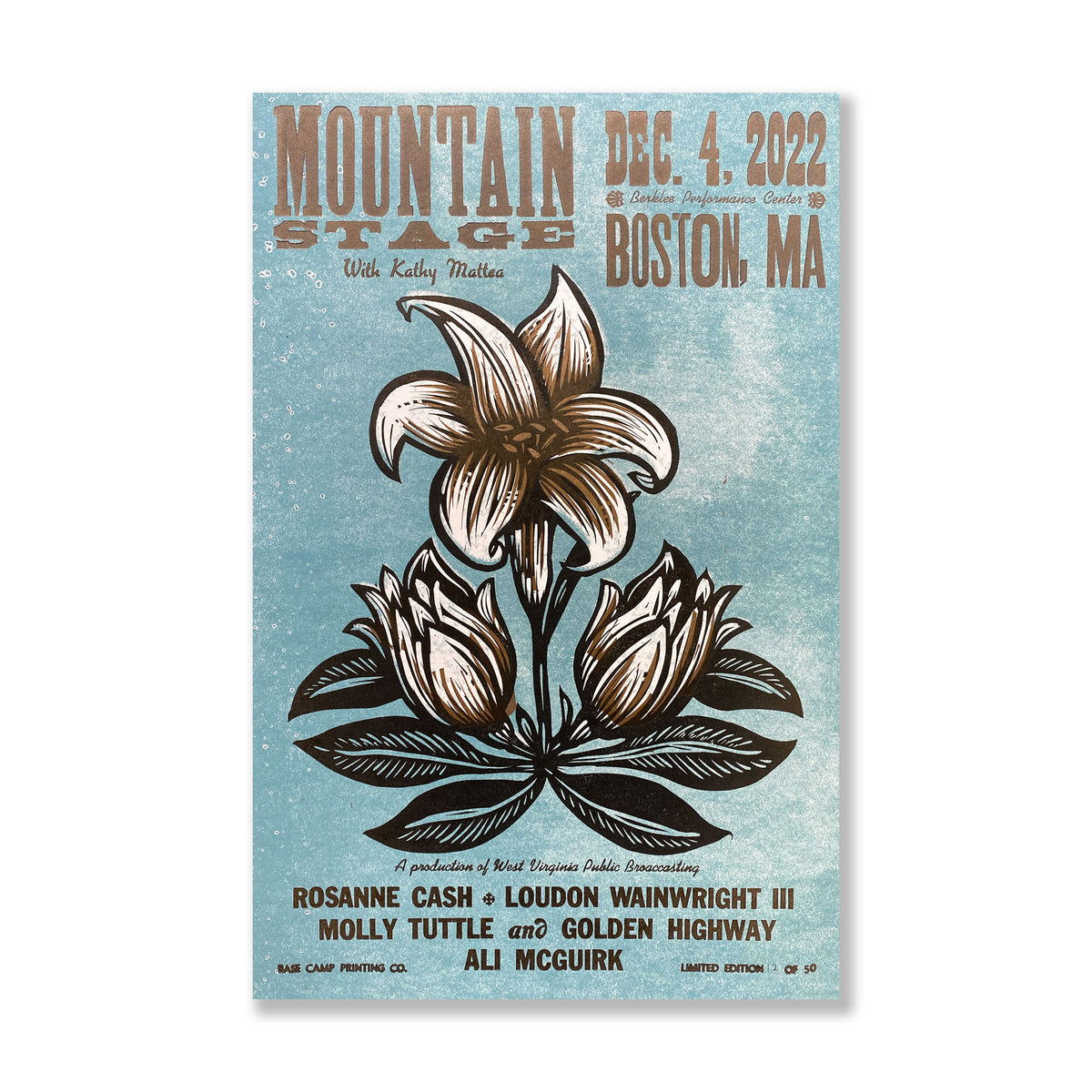 December 4, 2022 Mountain Stage Poster