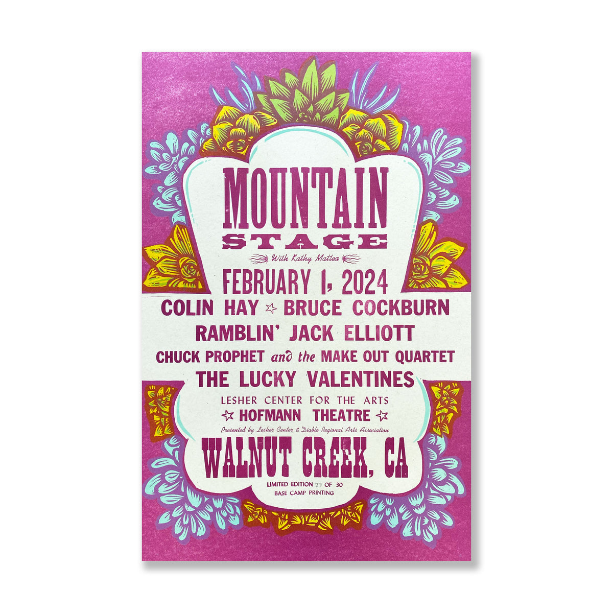 February 1, 2024 Mountain Stage Poster