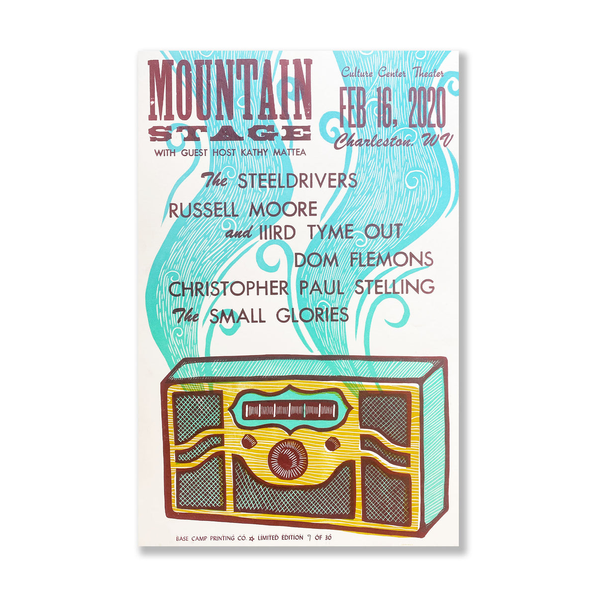 February 16, 2020 Mountain Stage Poster