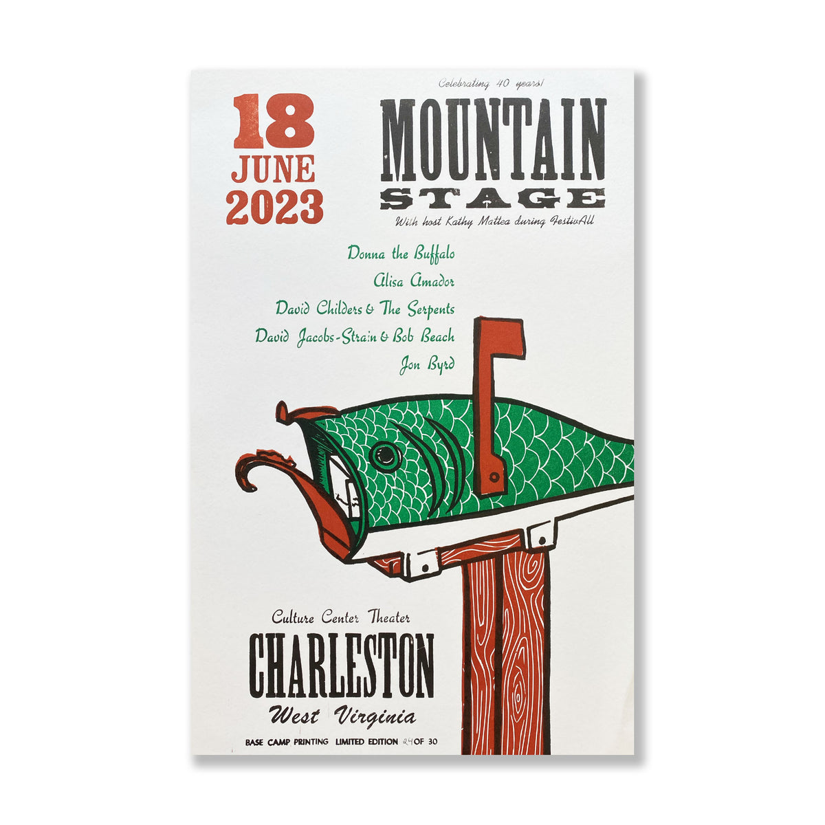 June 18, 2023 Mountain Stage Poster