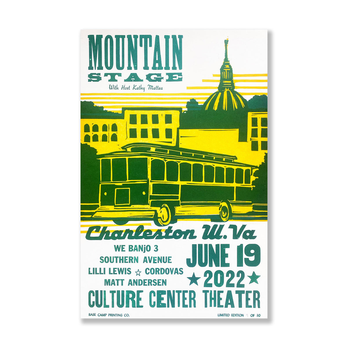 June 19, 2022 Mountain Stage Poster