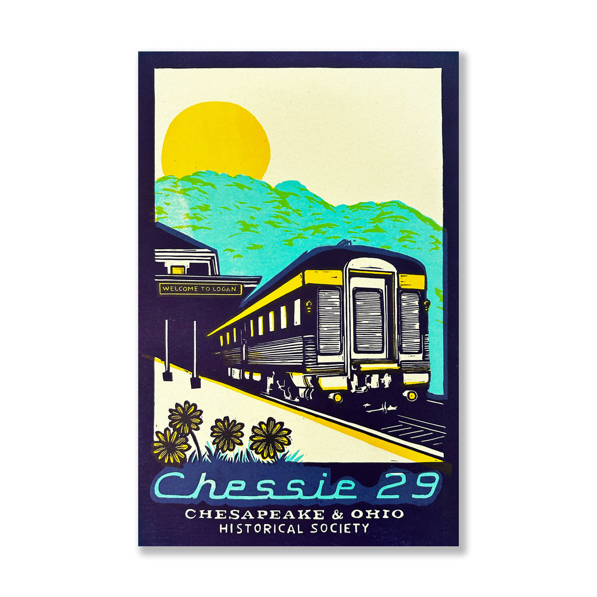 C&amp;O Railroad Chessie 29 11x17 Print