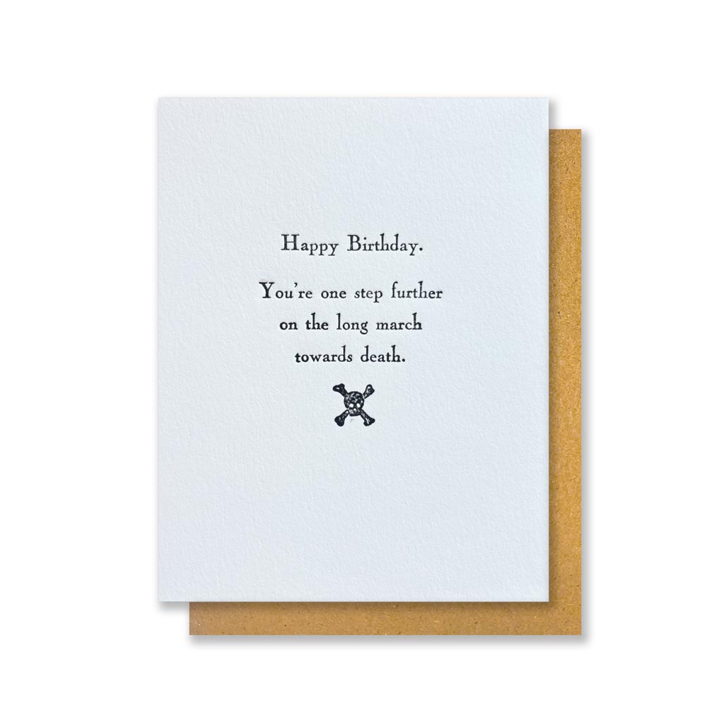 Morbid Happy Birthday Greeting Card
