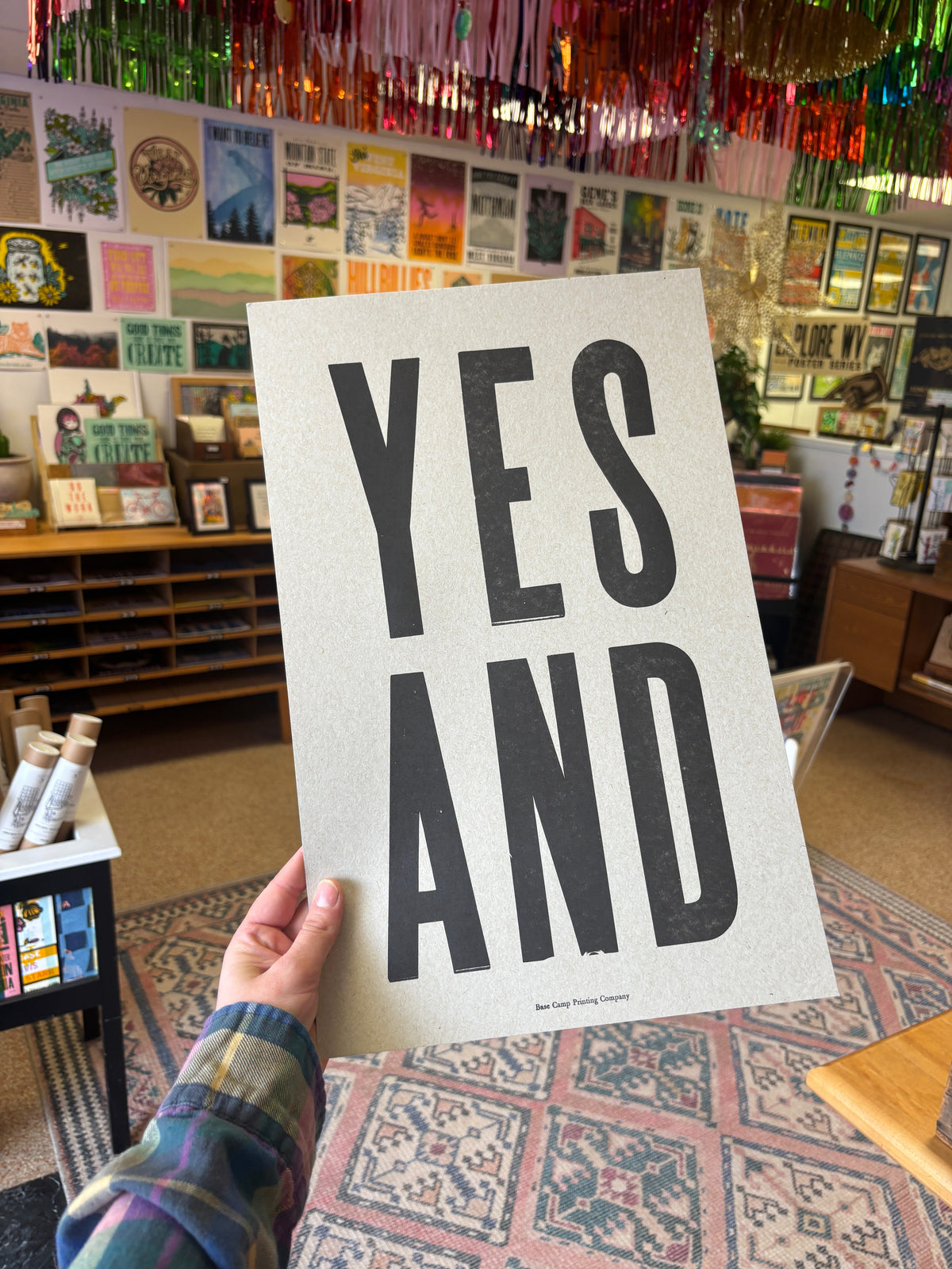 YES AND 11x17 Print