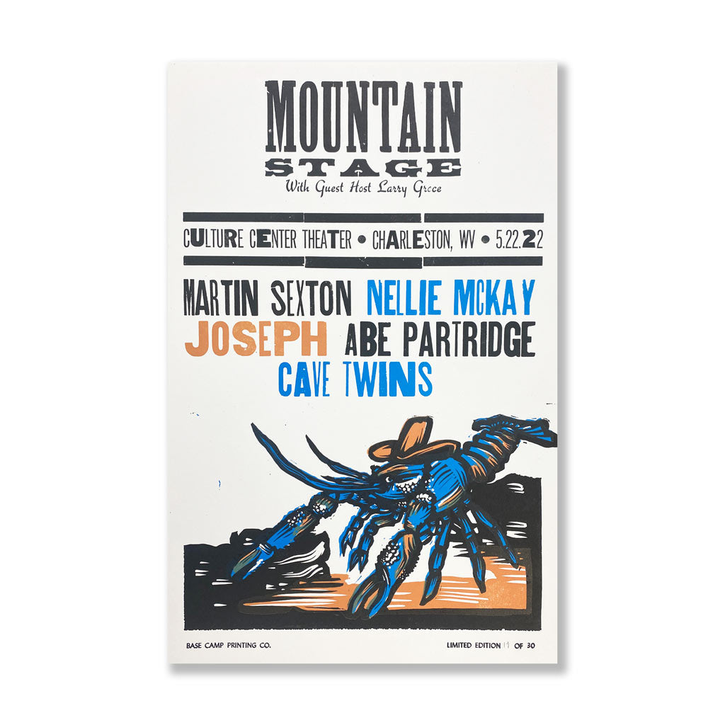 May 22nd, 2022 Mountain Stage Poster
