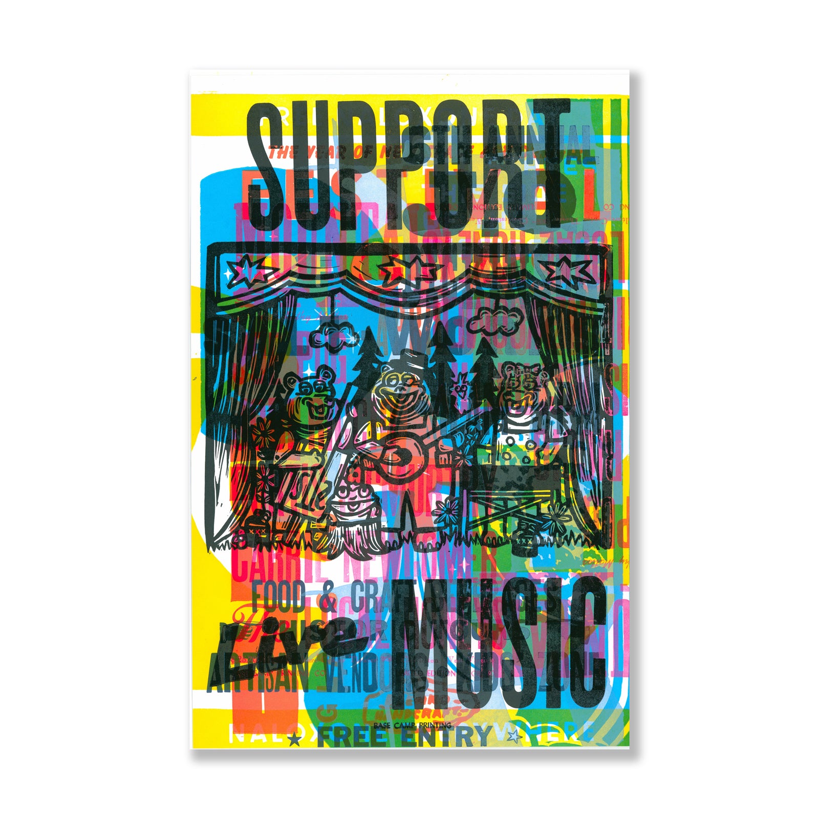 letterpress test print artwork