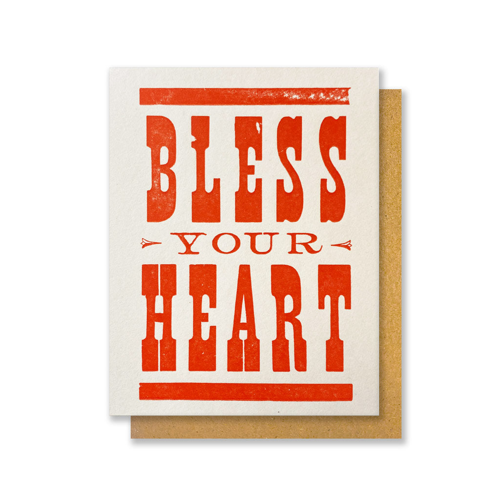Bless Your Heart Greeting Card