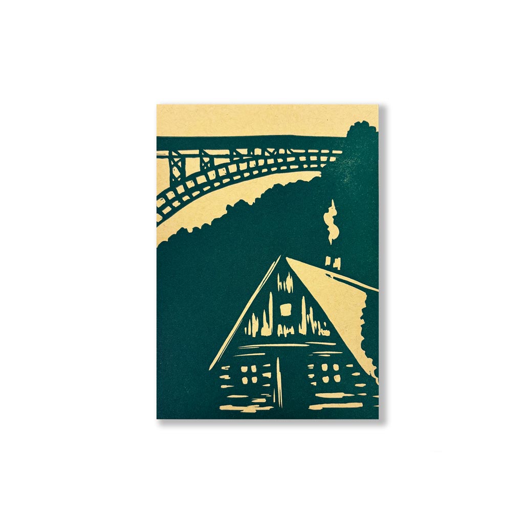 Cabin in the Gorge 5x7 Print