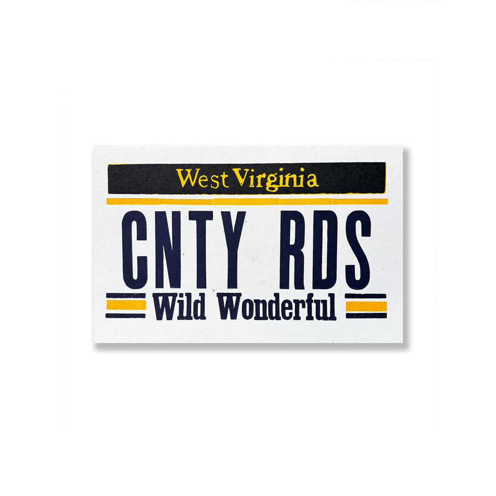CNTY RDS 5x8 Print