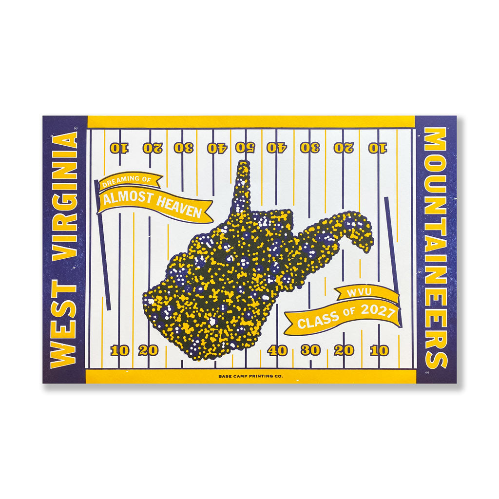 Limited Edition WVU Class of 2027 Print