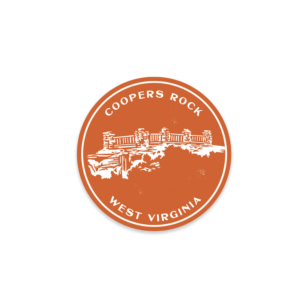 Coopers Rock Explore WV Sticker