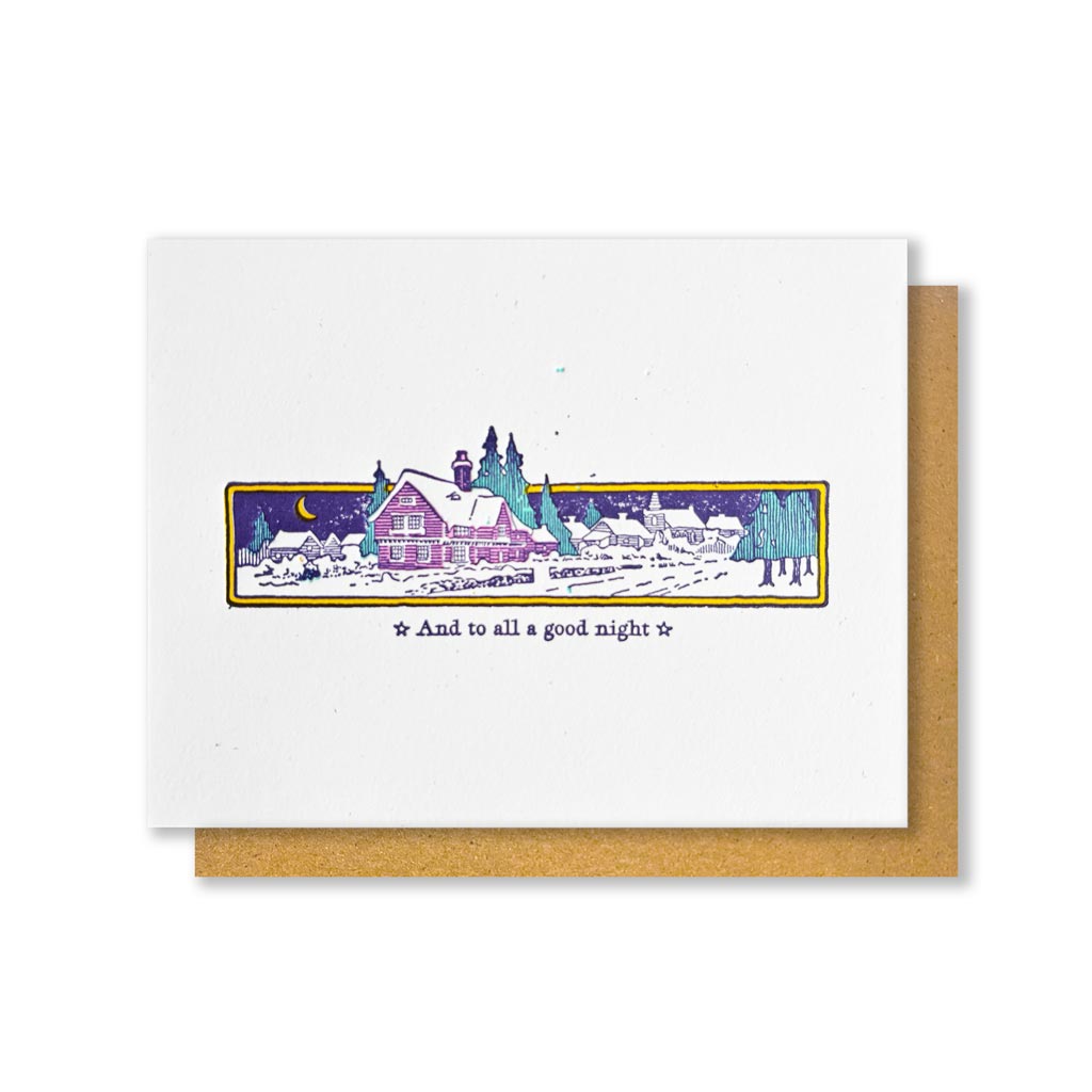 And to All a Good Night Holiday Card
