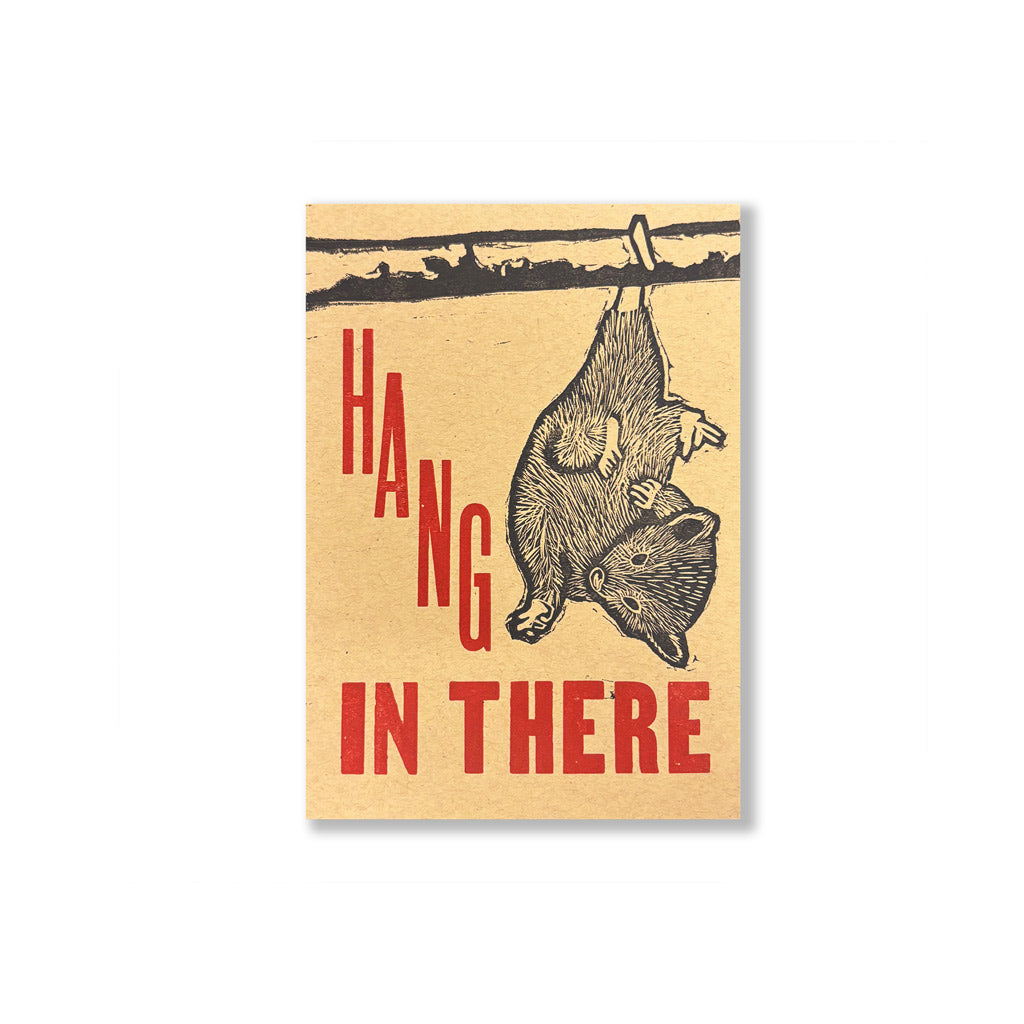 Hang In There Possum 5x7 Print