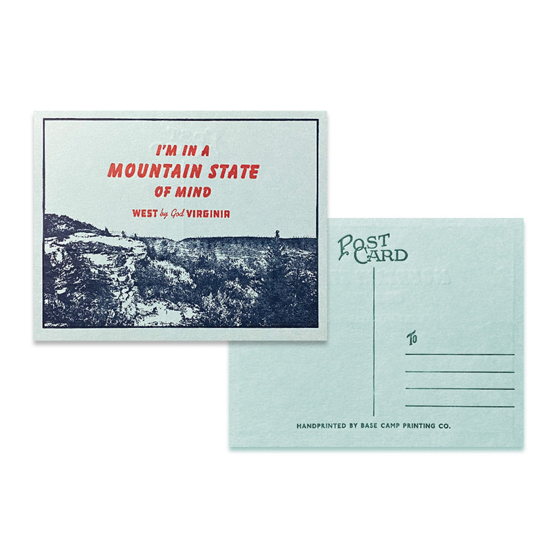 Mountain State of Mind Postcard
