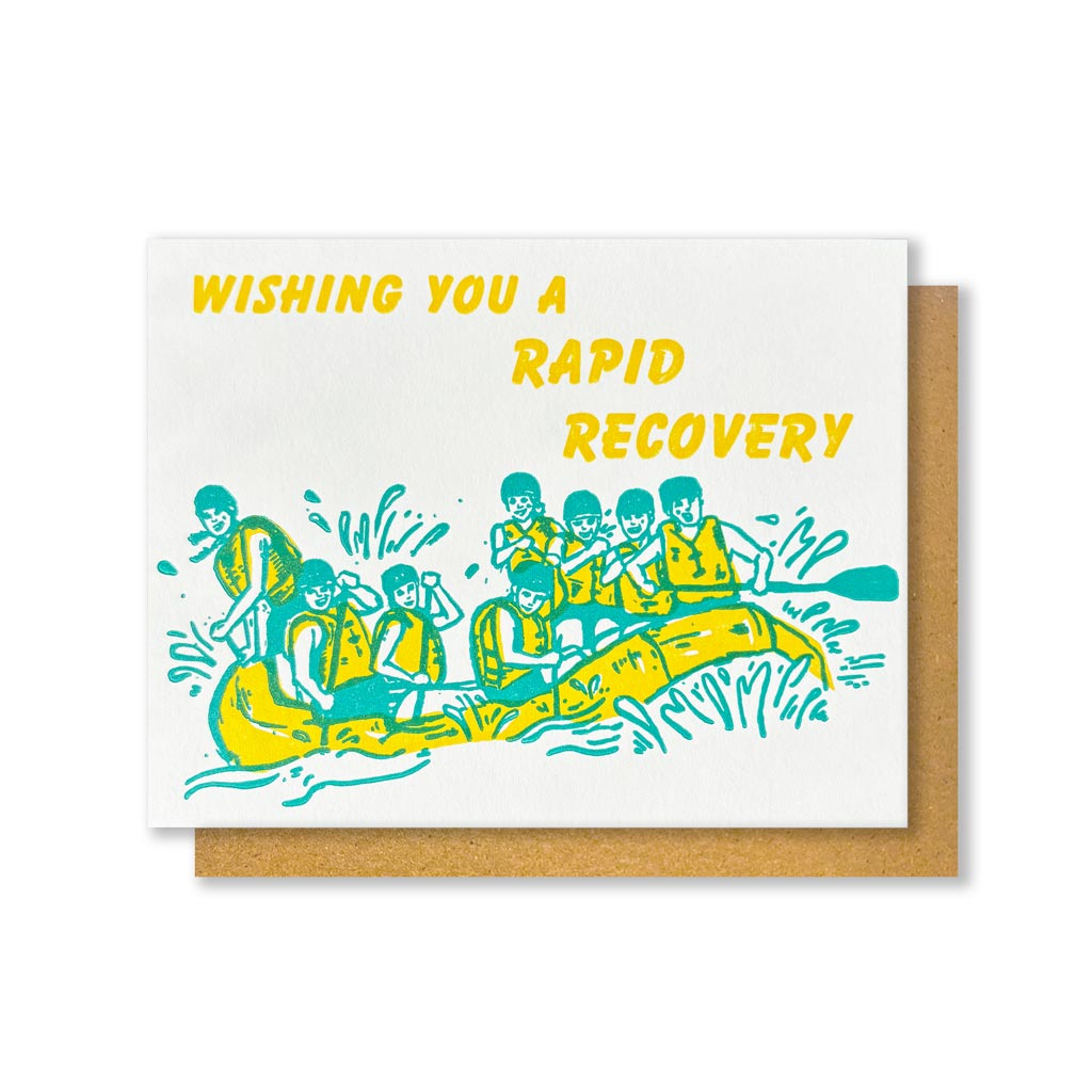Rapid Recovery Get Well Soon Card