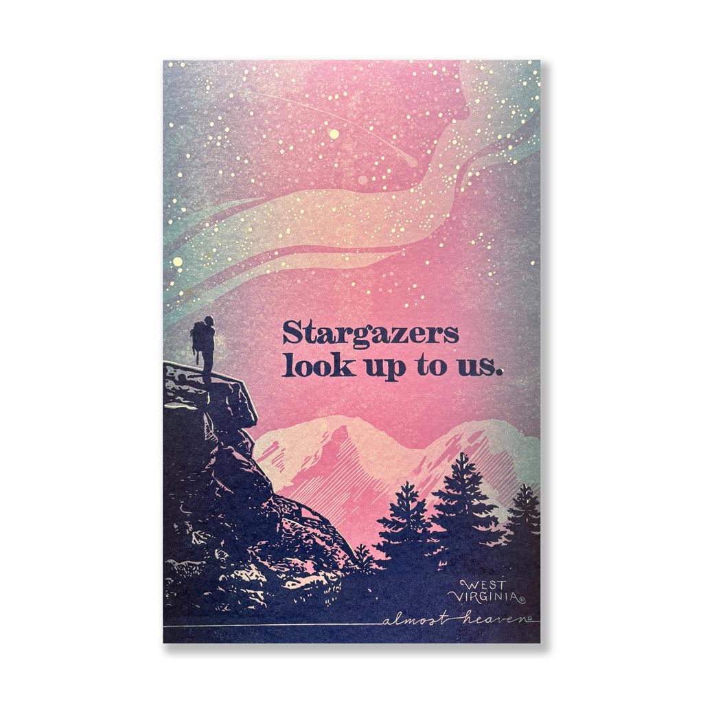 Stargazers Look Up to Us 11x17 print