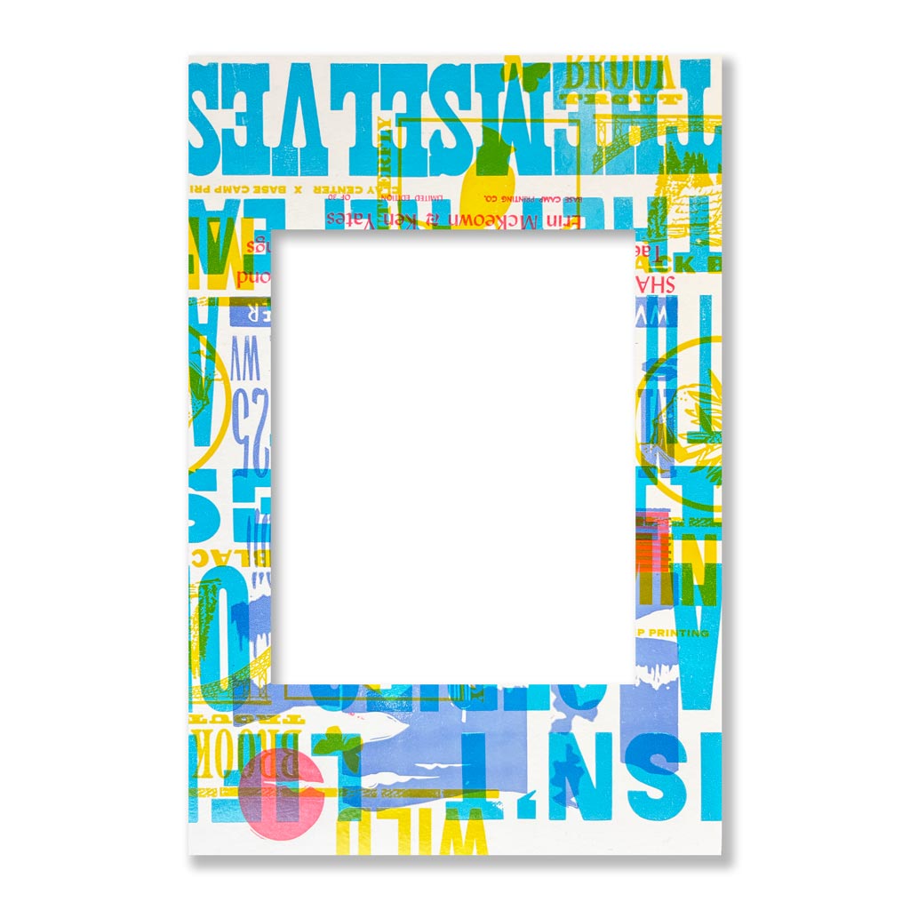 Test Print Mat #55 - 12x18 to fit 8x10