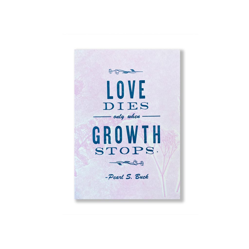 Pearl S. Buck Quote 5x7 Print