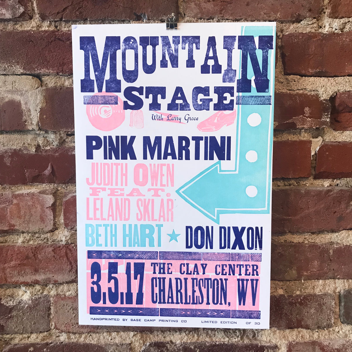 March 5th, 2017 Mountain Stage Poster