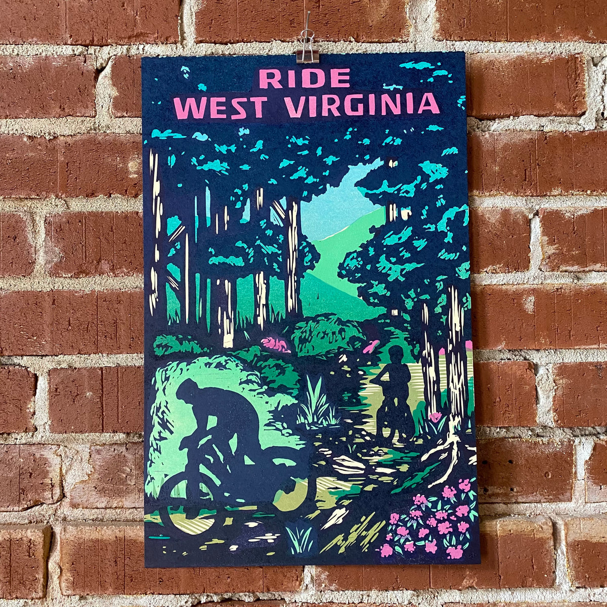 Ride West Virginia Print