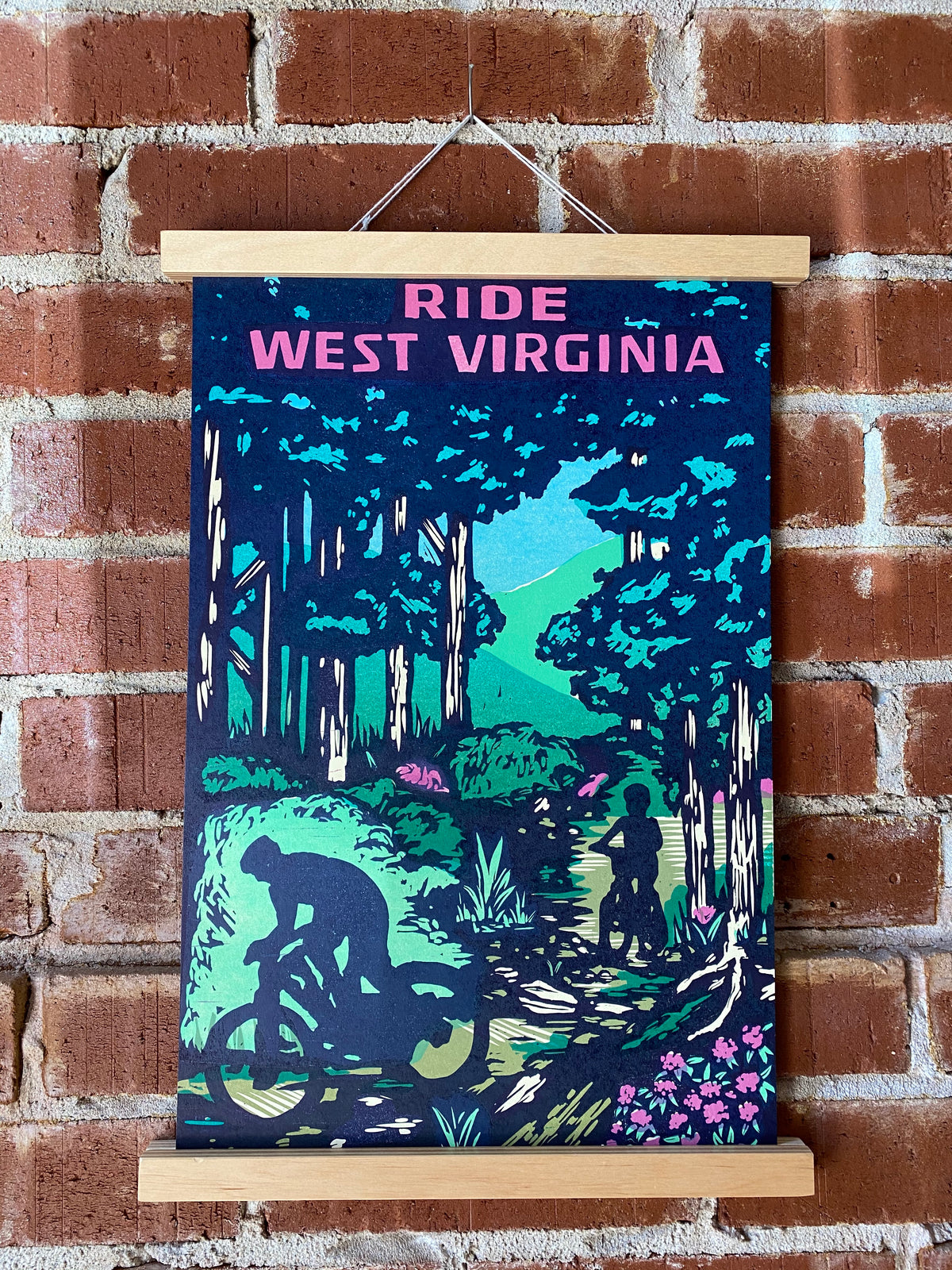 Ride West Virginia Print