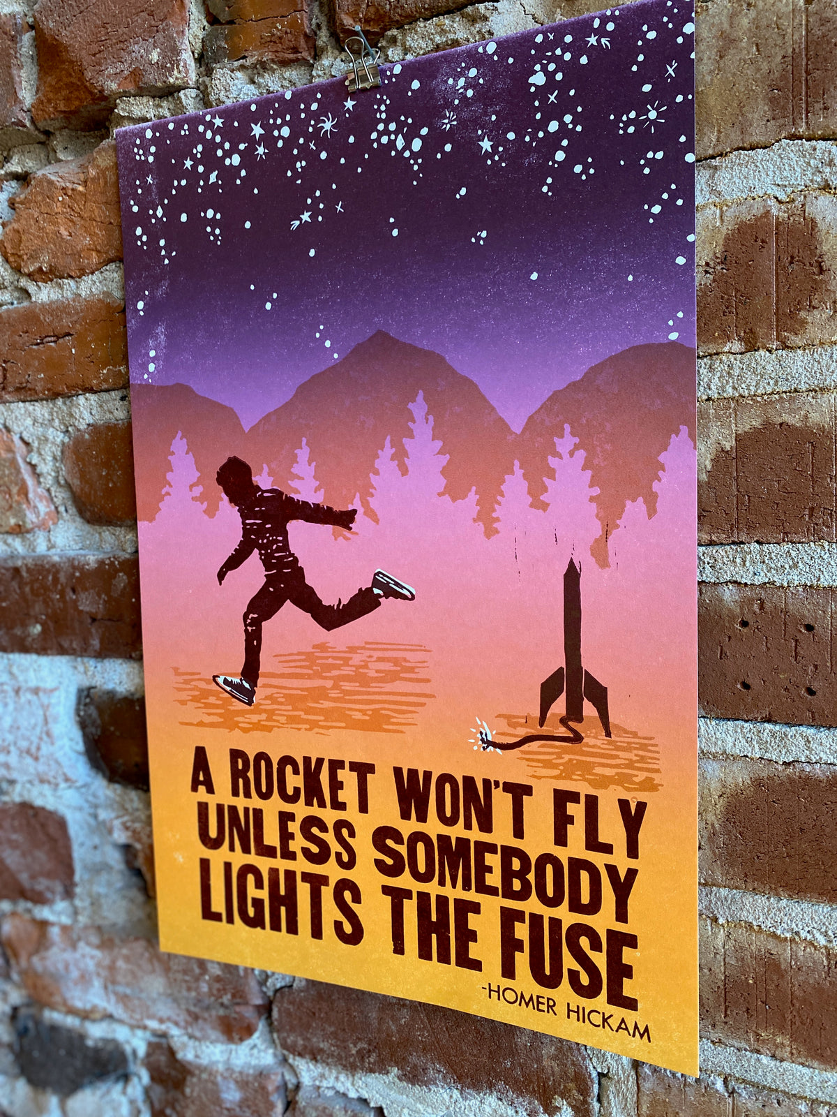 Rocket Boy Homer Hickam Quote 11x17 Print