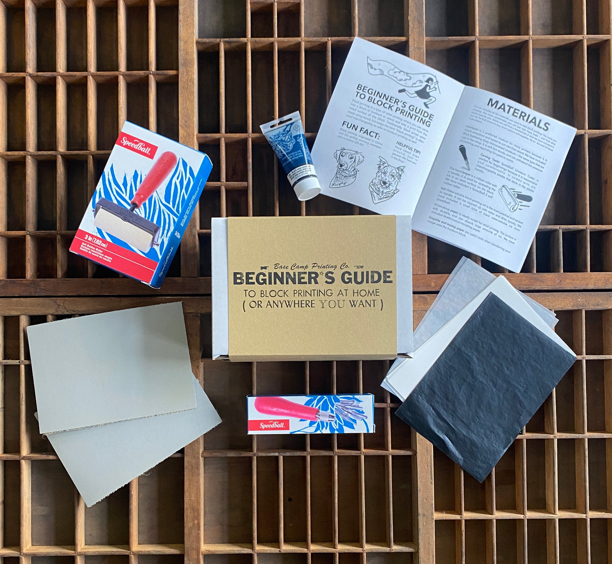 Beginner&#39;s Guide to Block Printing Kit