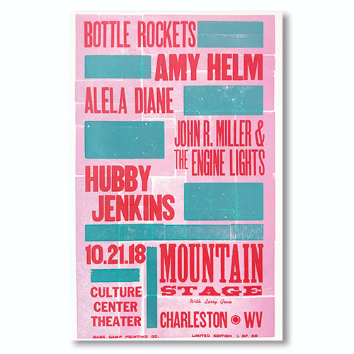 October 21st, 2018 Mountain Stage Poster