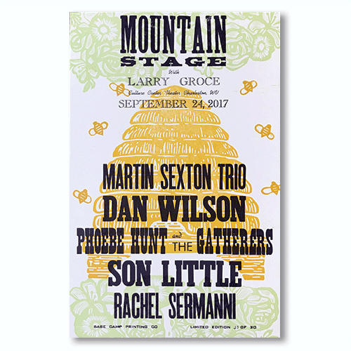 September 24th, 2017 Mountain Stage Poster