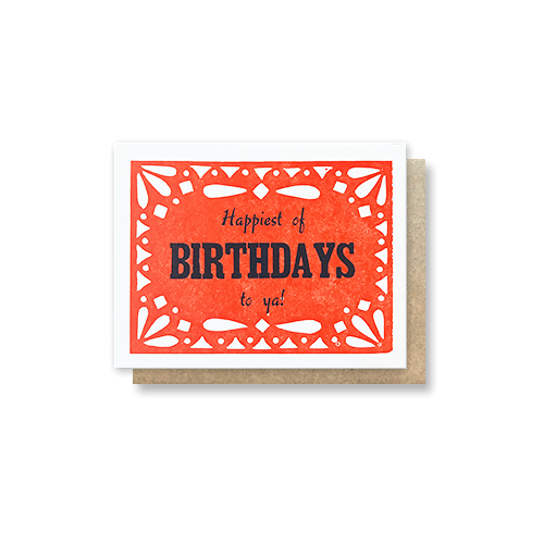 Happiest of Birthdays to Ya Greeting Card