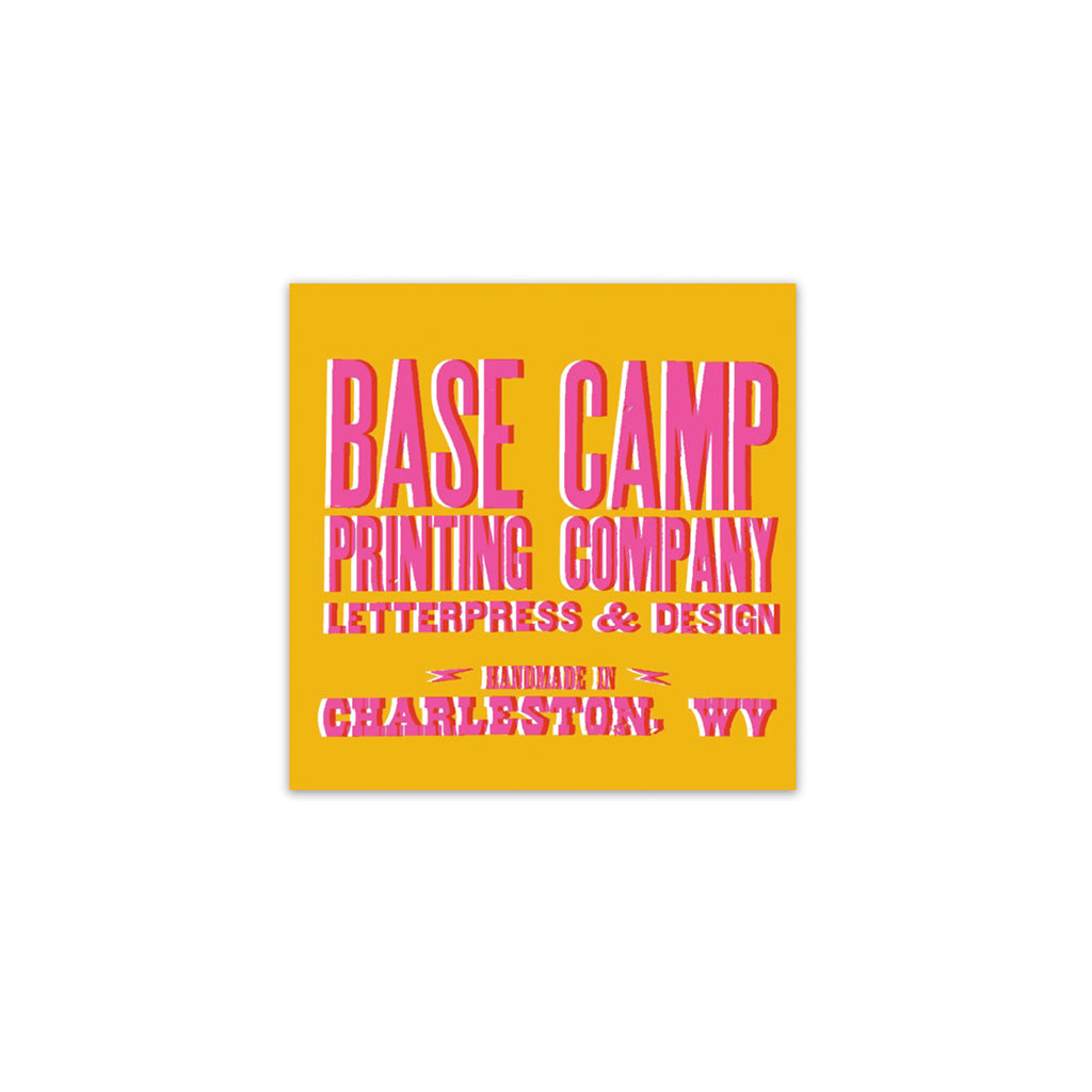 Base Camp Printing Co. Sticker