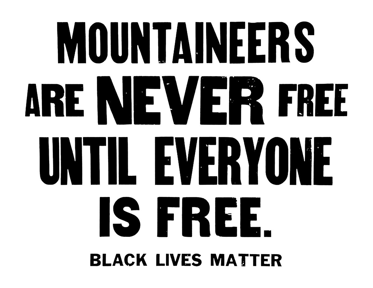 DIGITAL Mountaineers Are Never Free Print