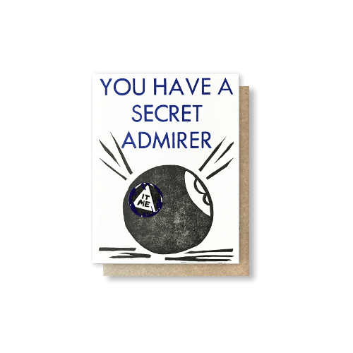 Magic Eight Ball Scratch-Off Greeting Card
