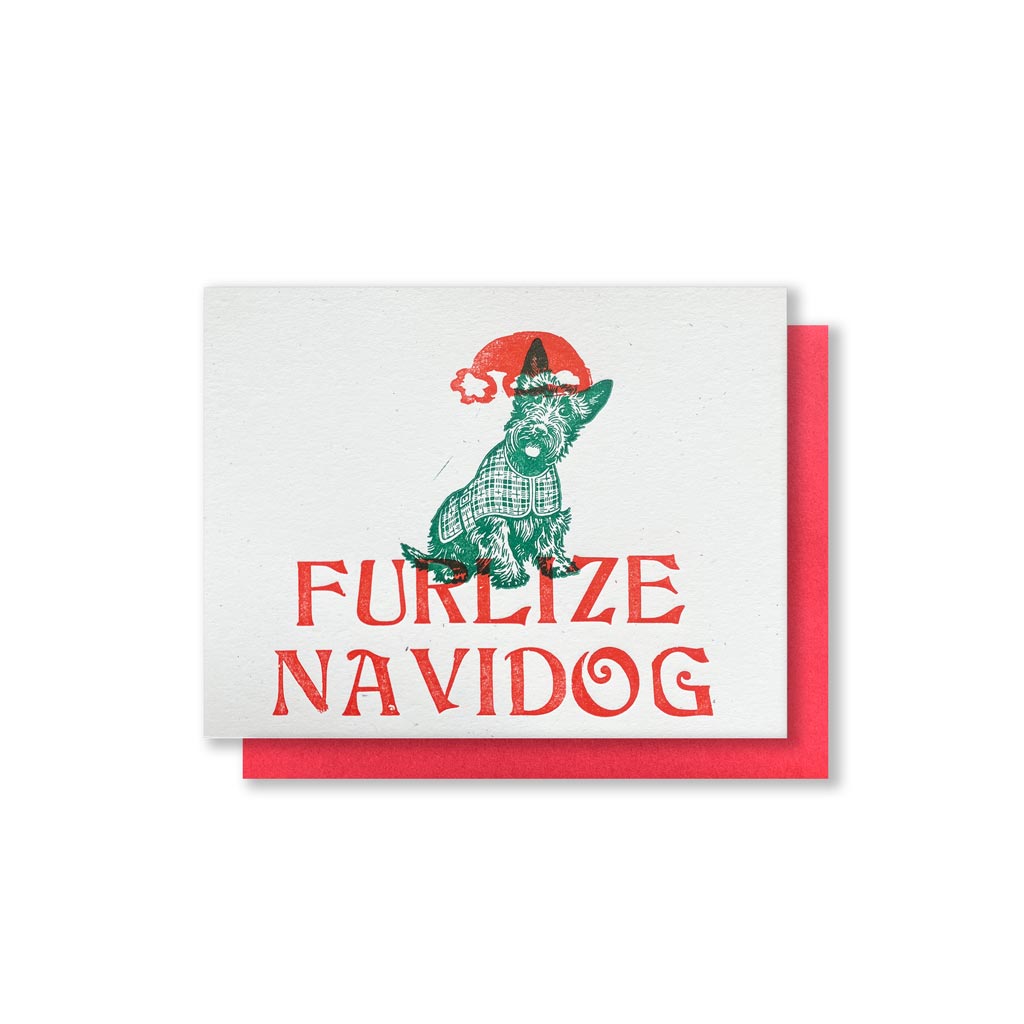 Furlize Navidog Holiday Card