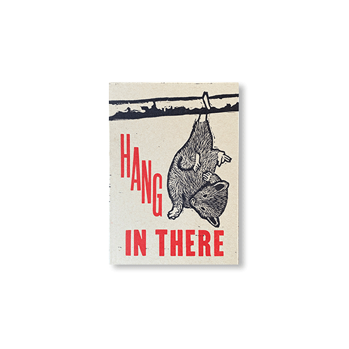 Hang In There Possum 5x7 Print