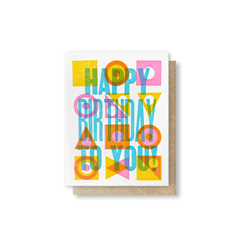 Happy Birthday to You Greeting Card - Base Camp Printing Co.