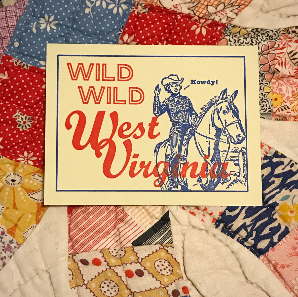 Howdy West Virginia Postcard