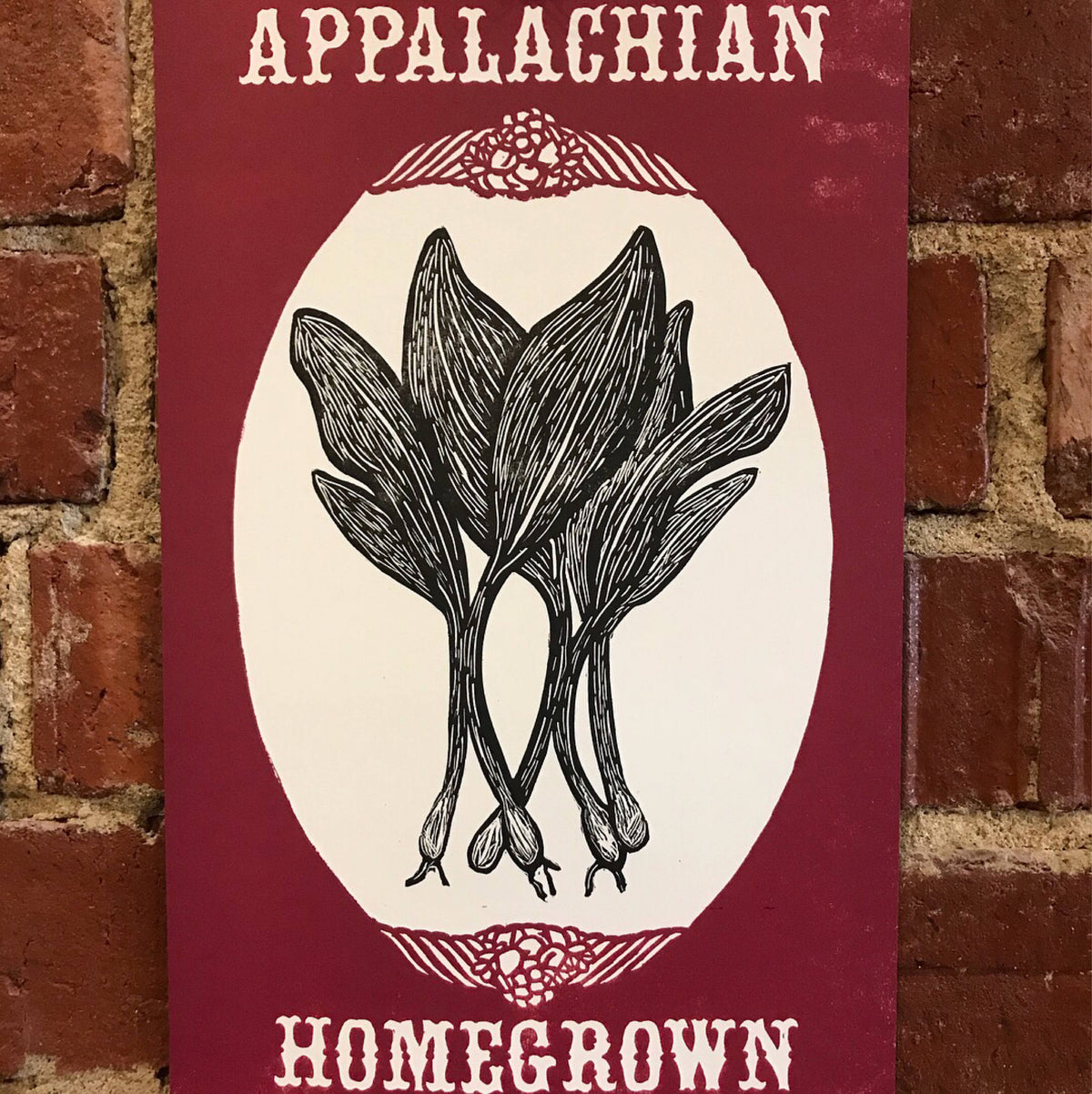 Appalachian Homegrown Ramp Print