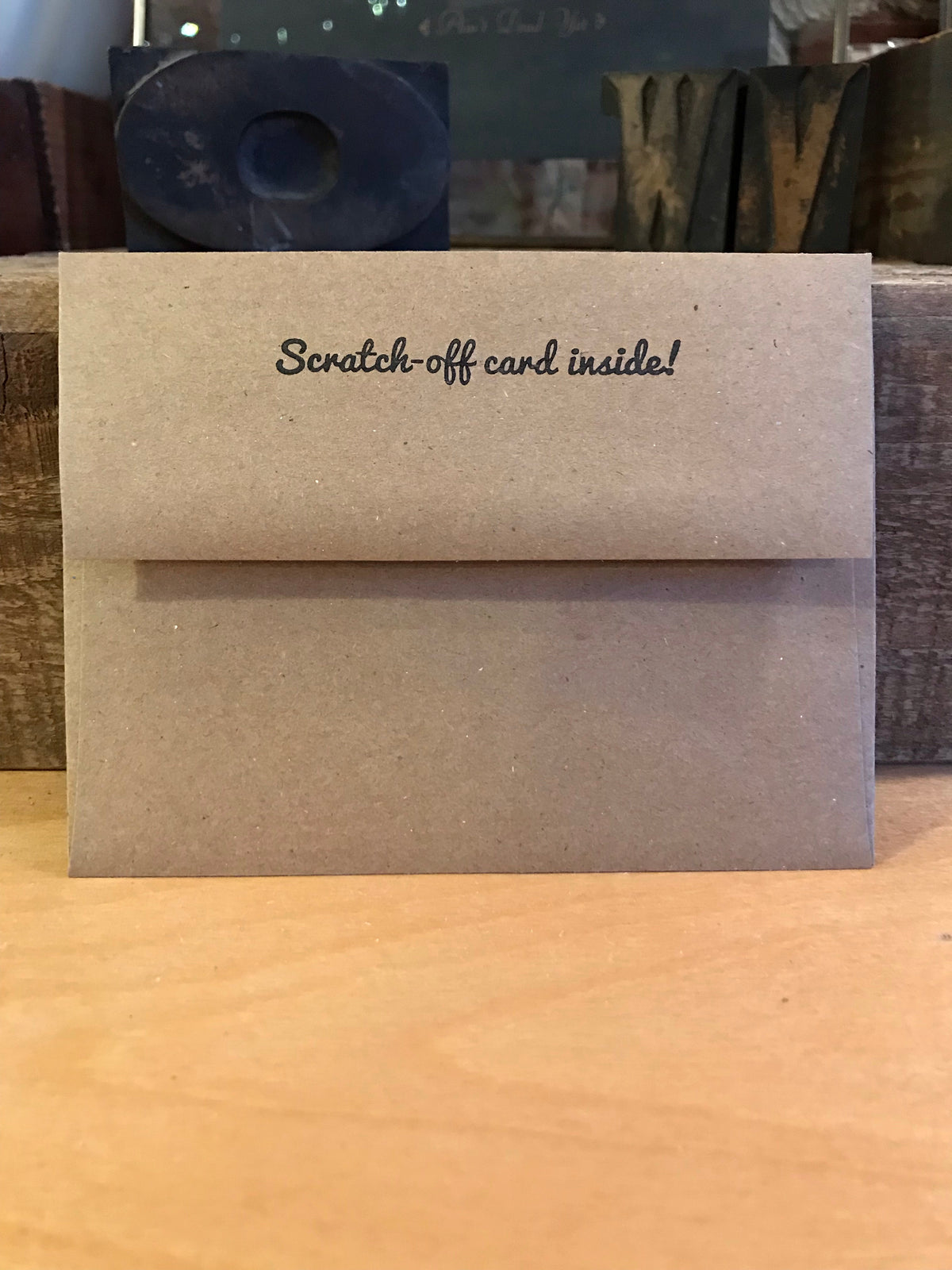 Magic Eight Ball Scratch-Off Greeting Card