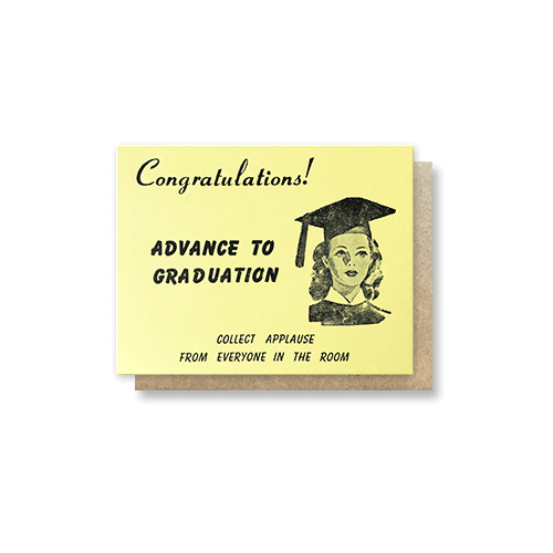 Monopoly Chance: Graduation Card