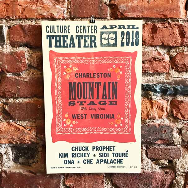 April 22nd, 2018 Mountain Stage Poster