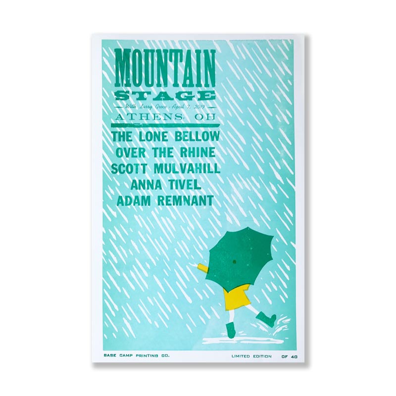 April 7th, 2019 Mountain Stage Poster