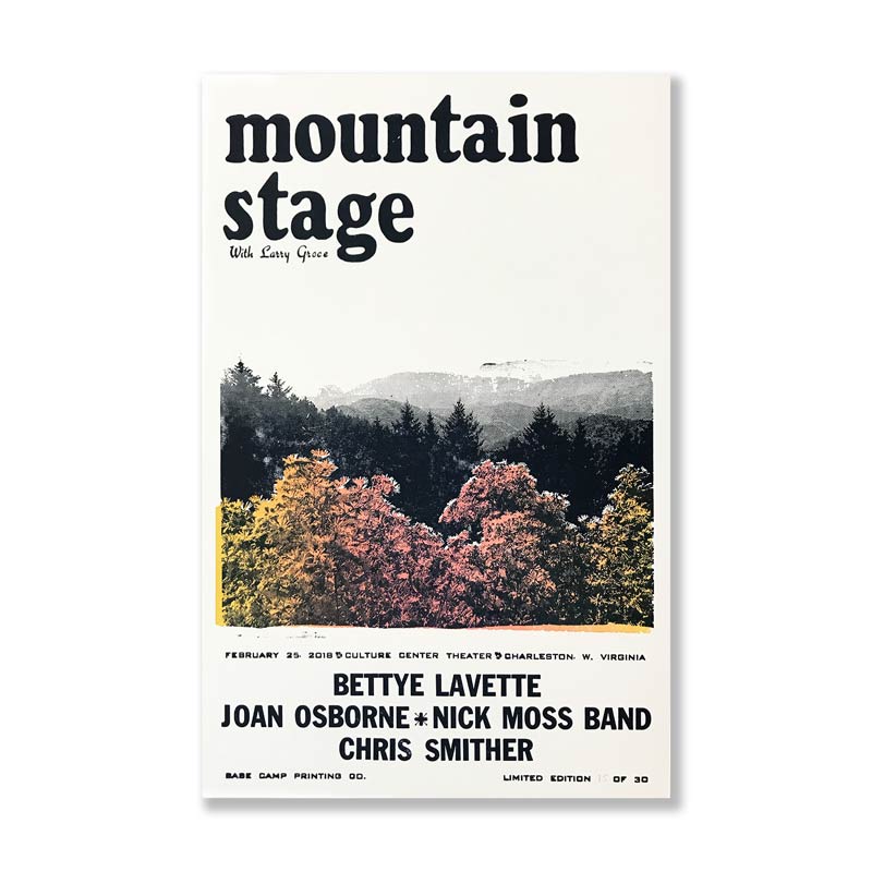 February 25th, 2018 Mountain Stage Poster