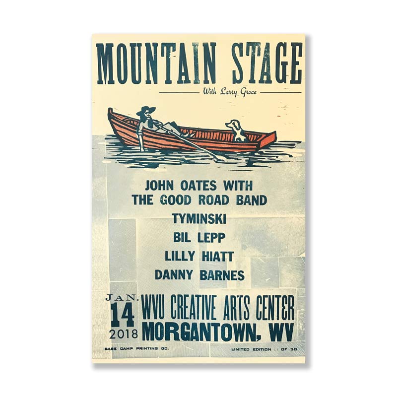 January 14th, 2018 Mountain Stage Poster
