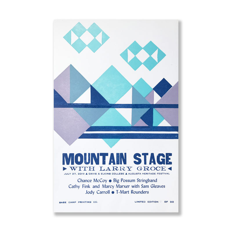July 27th, 2019 Mountain Stage Poster