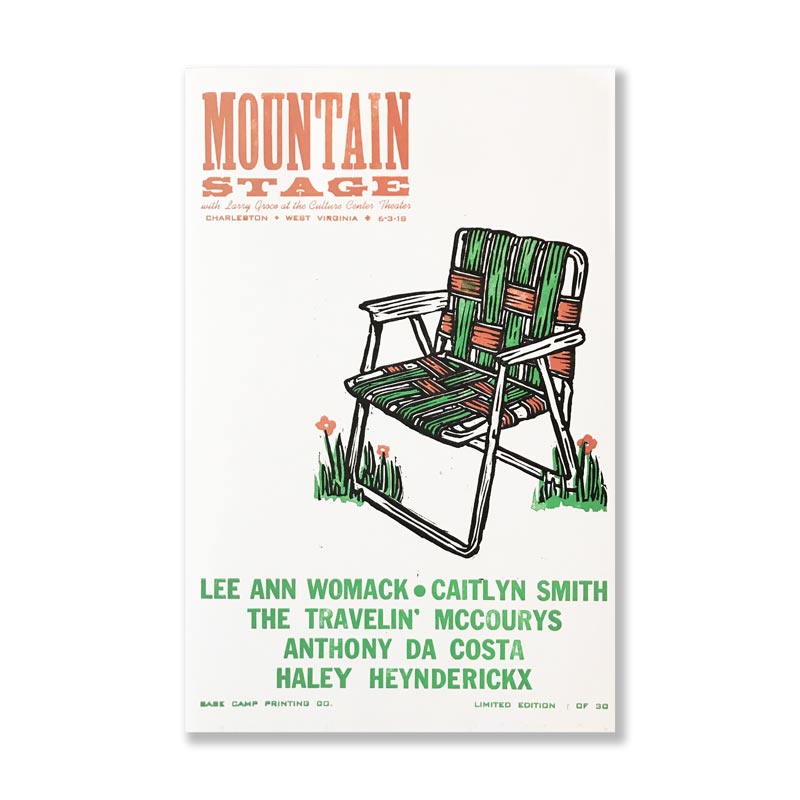 June 3rd, 2018 Mountain Stage Poster