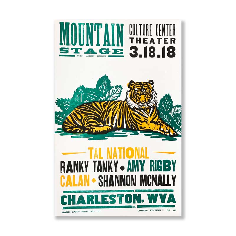 March 18th, 2018 Mountain Stage Poster