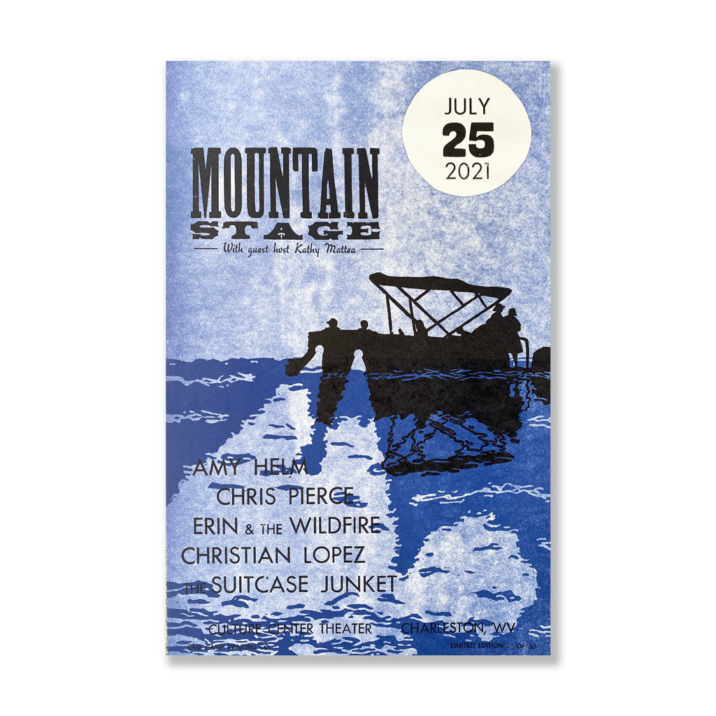 July 25th, 2021 Mountain Stage Poster