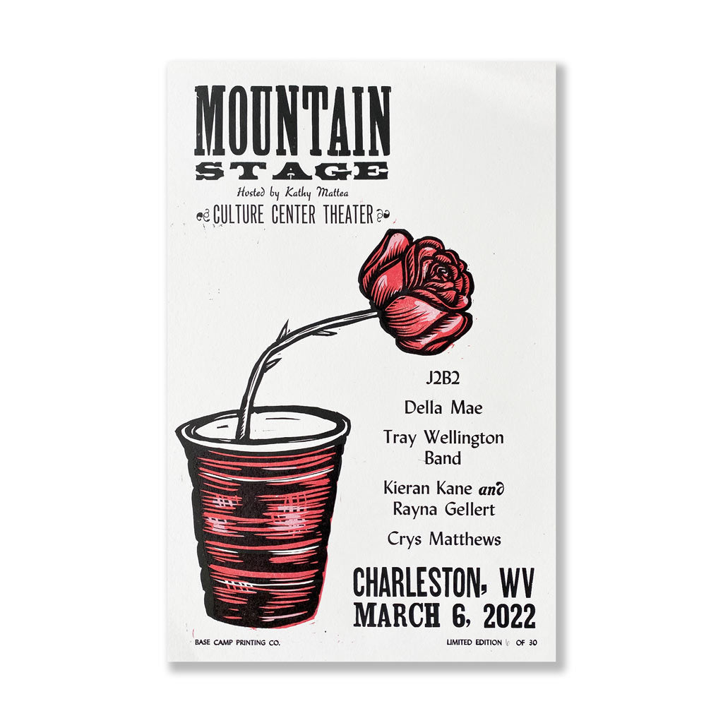 March 6th, 2022 Mountain Stage Poster